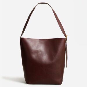 Madewell Chocolate Raisin Essential Bucket Tote
